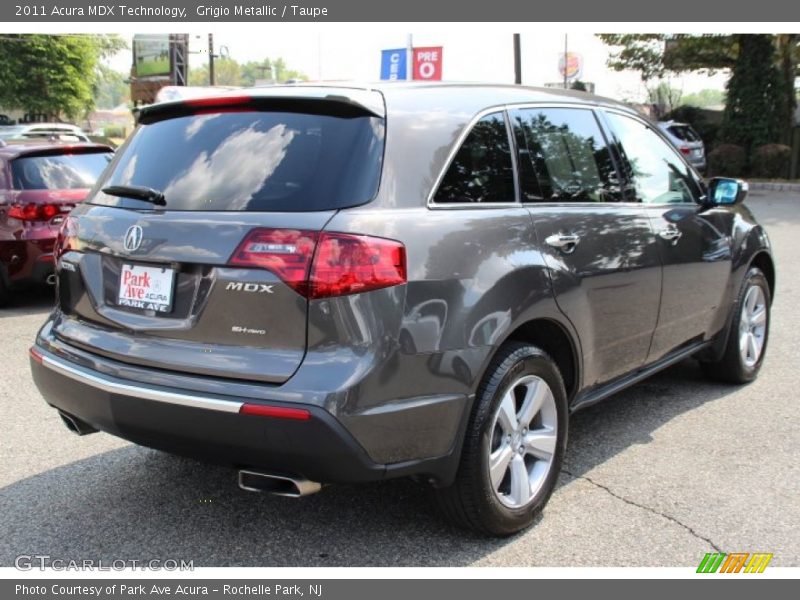 Grigio Metallic / Taupe 2011 Acura MDX Technology