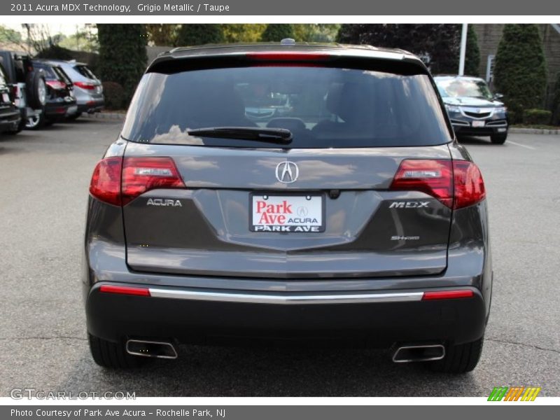 Grigio Metallic / Taupe 2011 Acura MDX Technology