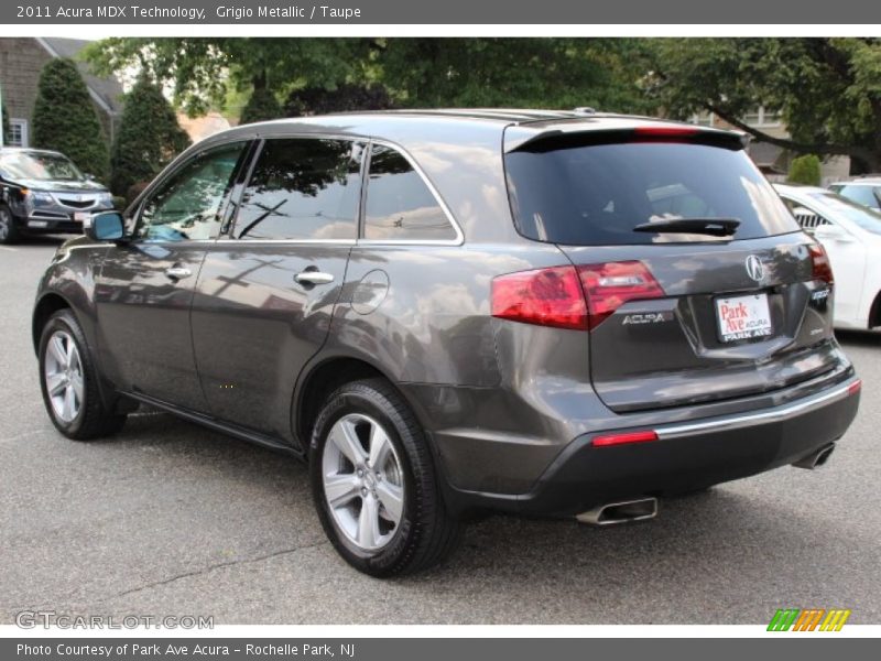 Grigio Metallic / Taupe 2011 Acura MDX Technology