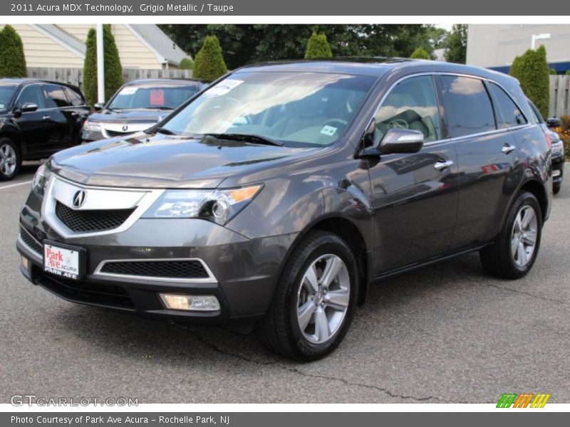 Grigio Metallic / Taupe 2011 Acura MDX Technology