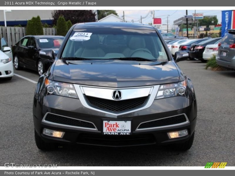 Grigio Metallic / Taupe 2011 Acura MDX Technology