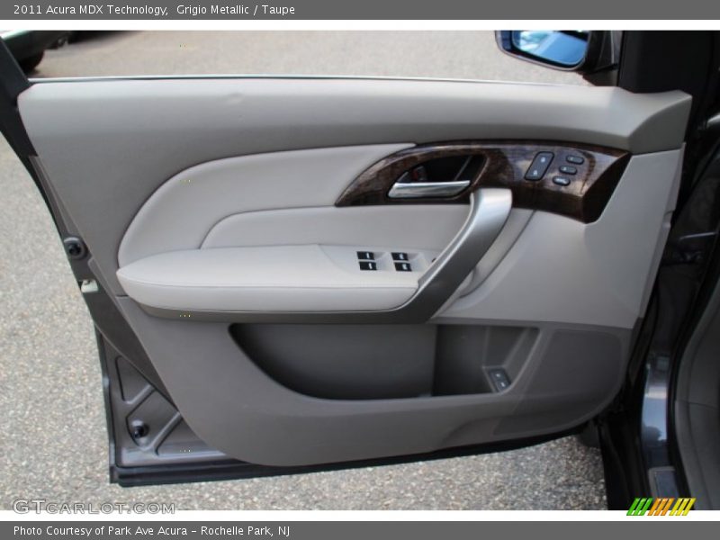 Grigio Metallic / Taupe 2011 Acura MDX Technology