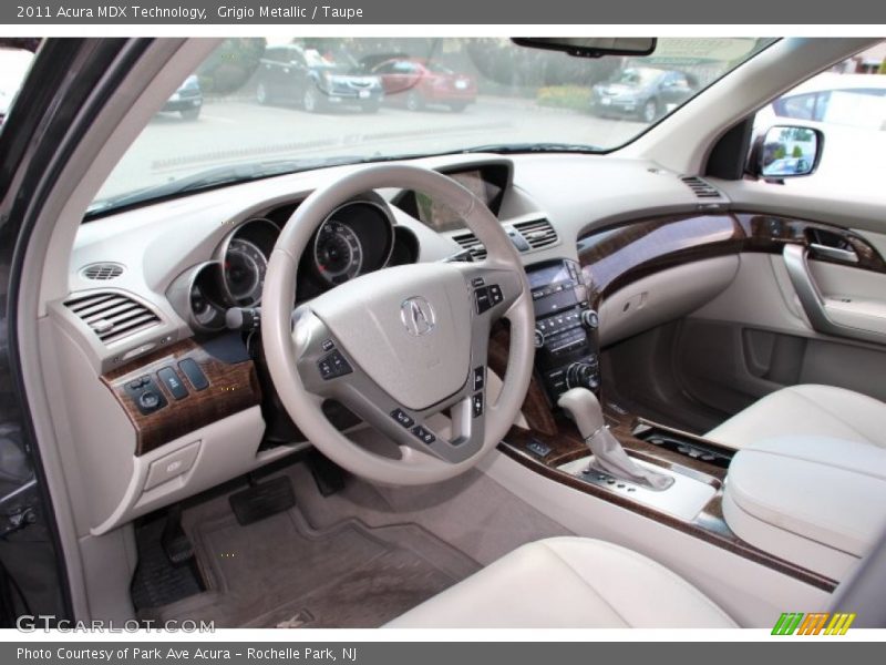 Grigio Metallic / Taupe 2011 Acura MDX Technology