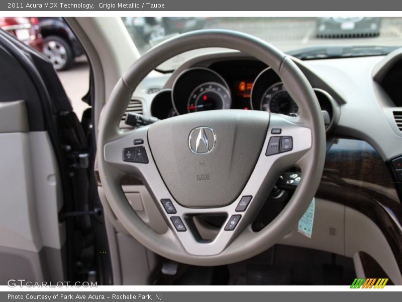 Grigio Metallic / Taupe 2011 Acura MDX Technology