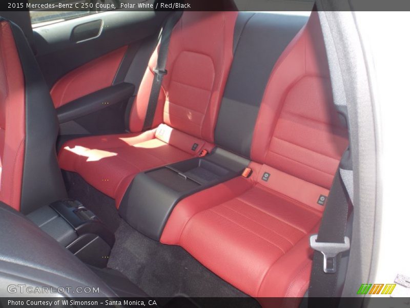 Rear Seat of 2015 C 250 Coupe
