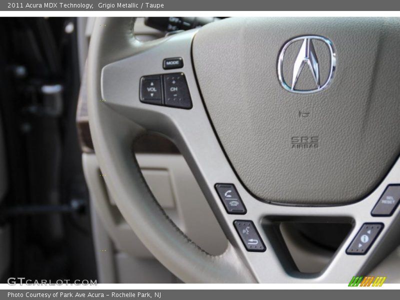 Grigio Metallic / Taupe 2011 Acura MDX Technology