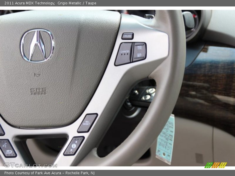 Grigio Metallic / Taupe 2011 Acura MDX Technology