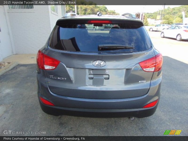 Shadow Gray / Black 2015 Hyundai Tucson SE AWD