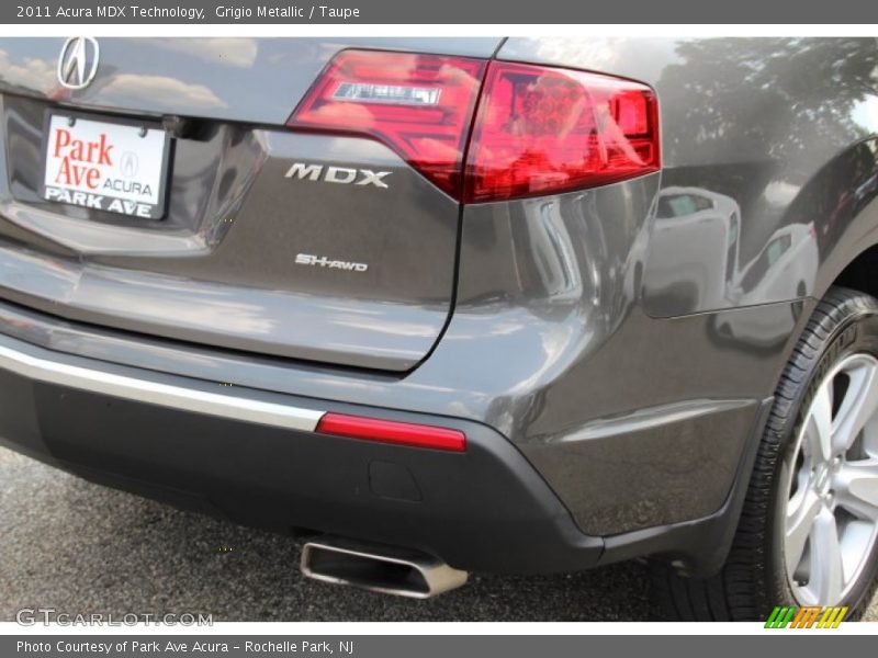 Grigio Metallic / Taupe 2011 Acura MDX Technology
