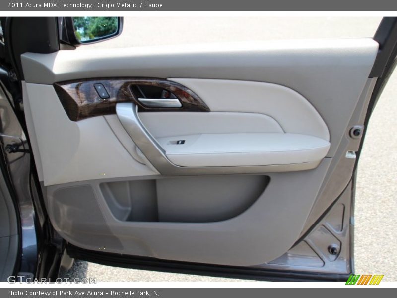 Grigio Metallic / Taupe 2011 Acura MDX Technology