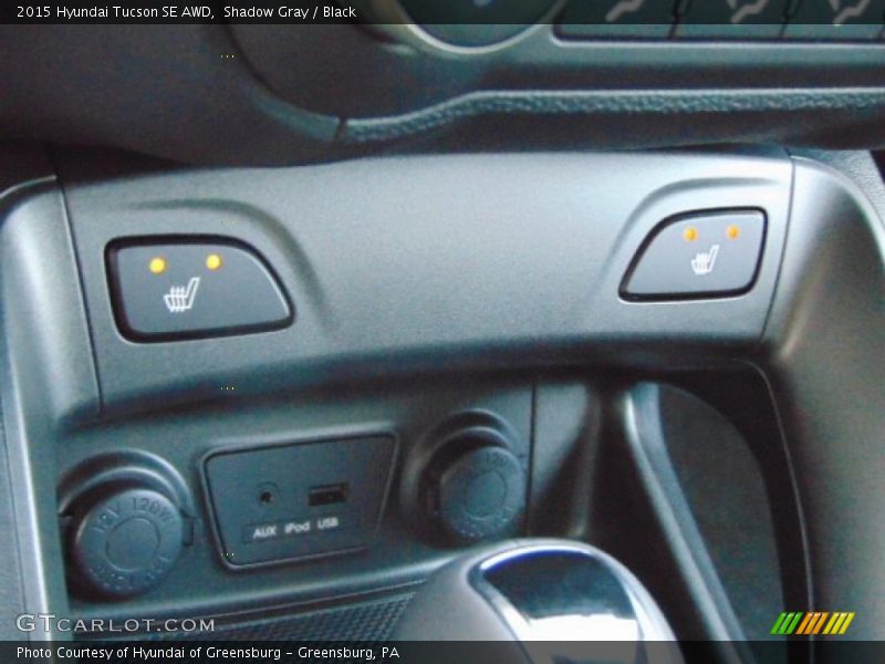 Shadow Gray / Black 2015 Hyundai Tucson SE AWD
