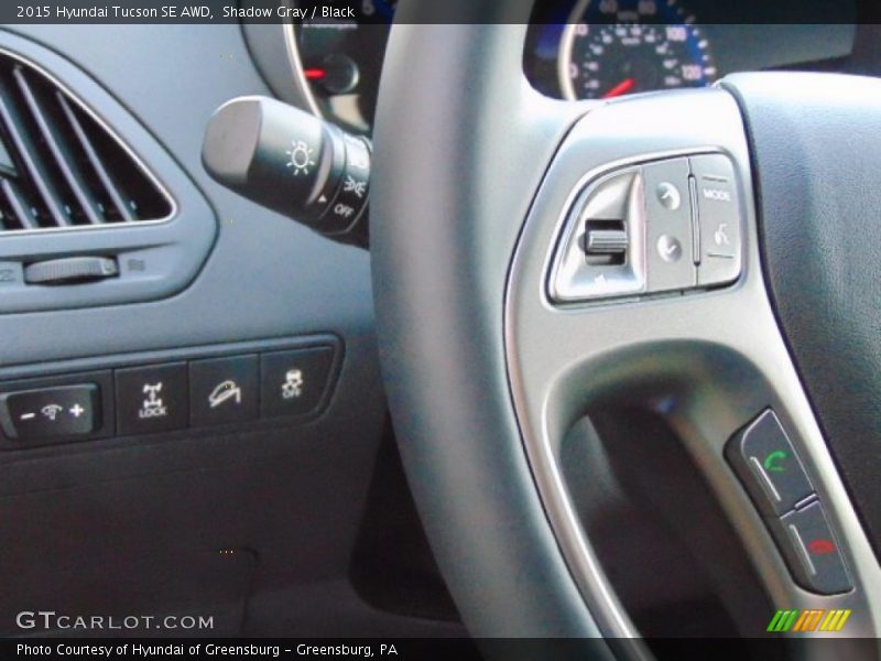 Shadow Gray / Black 2015 Hyundai Tucson SE AWD