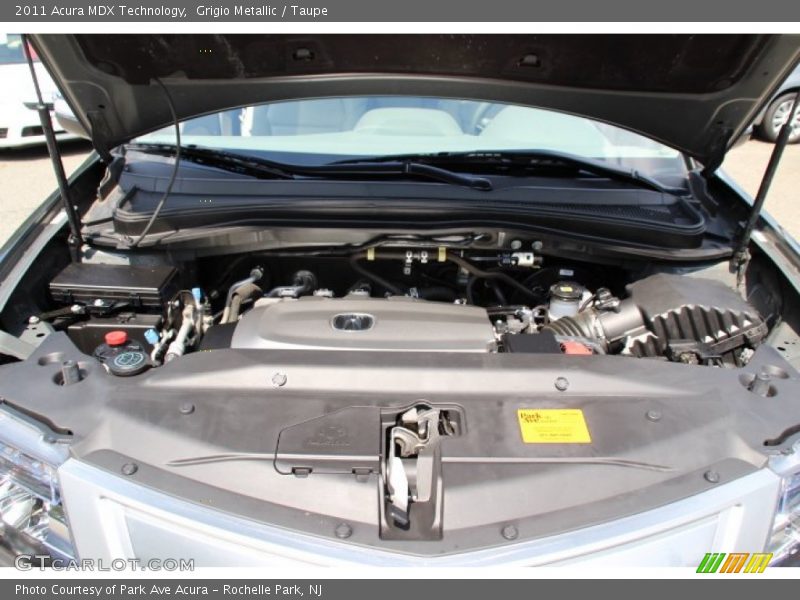 Grigio Metallic / Taupe 2011 Acura MDX Technology