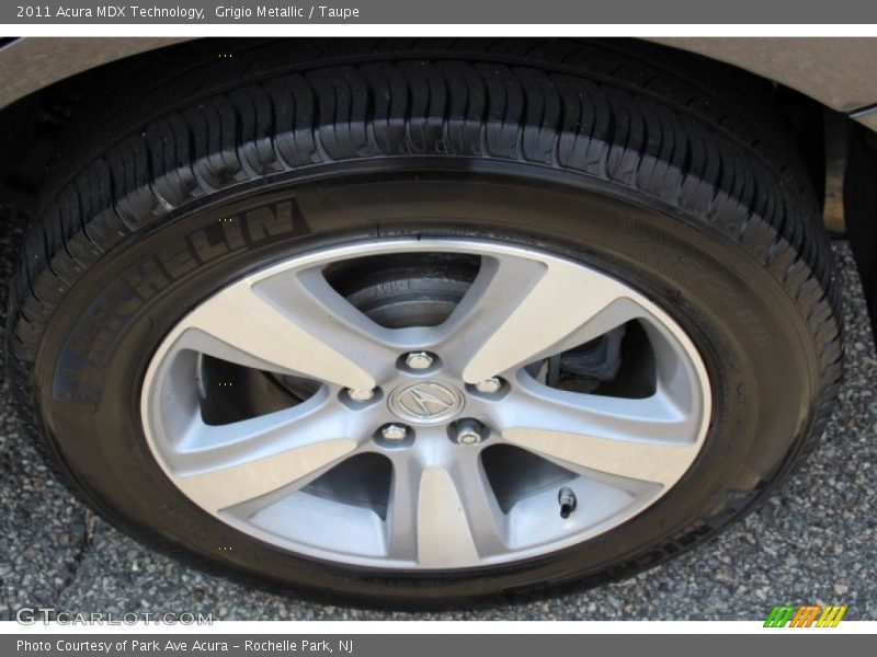 Grigio Metallic / Taupe 2011 Acura MDX Technology
