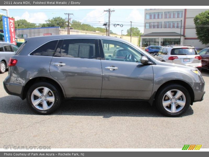 Polished Metal Metallic / Ebony 2011 Acura MDX