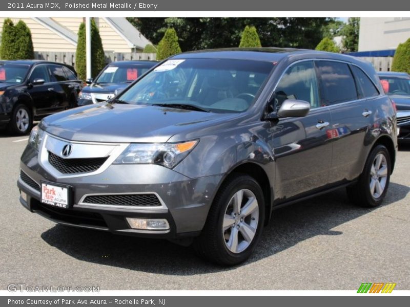 Polished Metal Metallic / Ebony 2011 Acura MDX