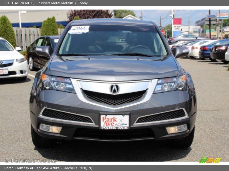 Polished Metal Metallic / Ebony 2011 Acura MDX