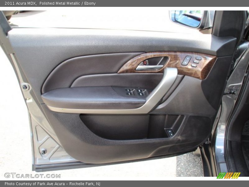 Polished Metal Metallic / Ebony 2011 Acura MDX