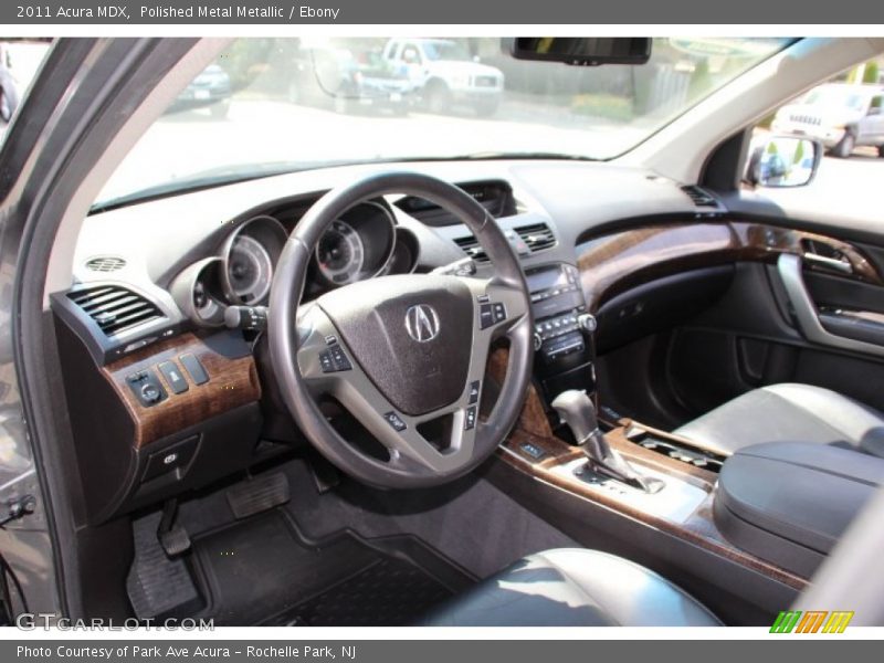 Polished Metal Metallic / Ebony 2011 Acura MDX