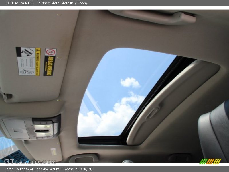 Polished Metal Metallic / Ebony 2011 Acura MDX