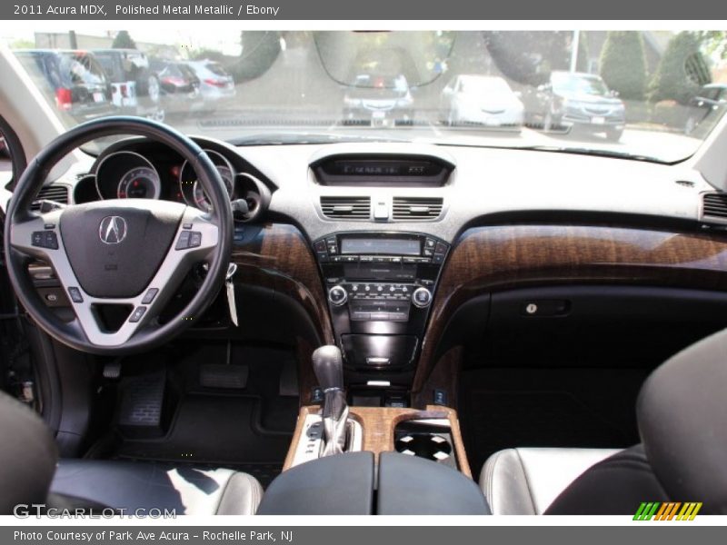 Polished Metal Metallic / Ebony 2011 Acura MDX