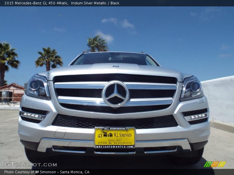 Iridium Silver Metallic / Black 2015 Mercedes-Benz GL 450 4Matic