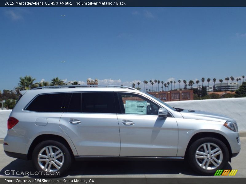Iridium Silver Metallic / Black 2015 Mercedes-Benz GL 450 4Matic