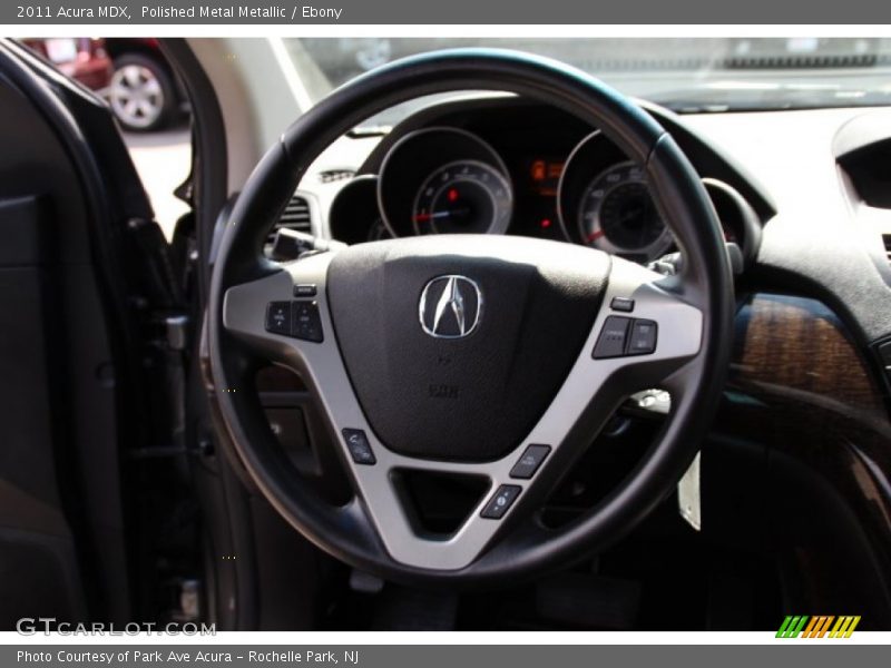 Polished Metal Metallic / Ebony 2011 Acura MDX