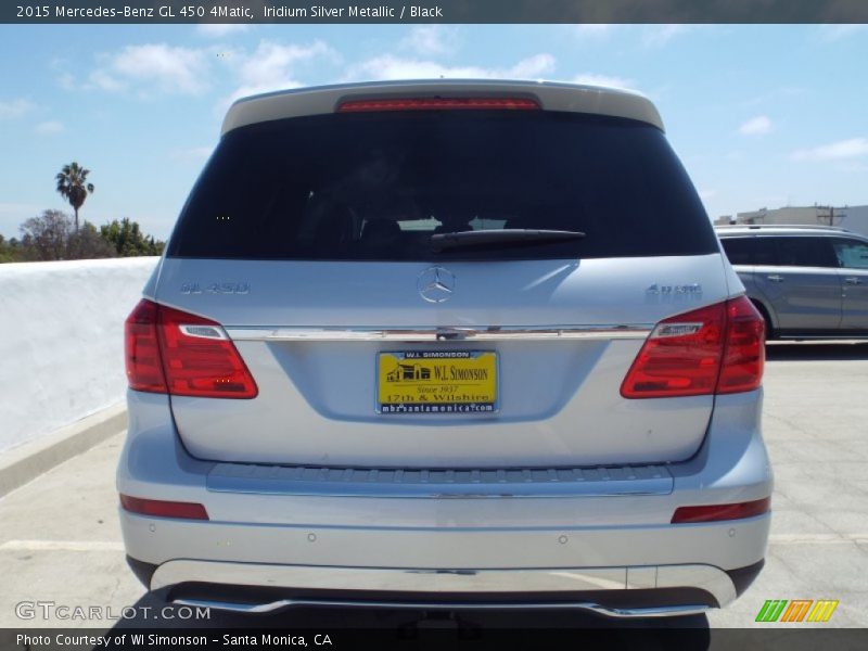 Iridium Silver Metallic / Black 2015 Mercedes-Benz GL 450 4Matic