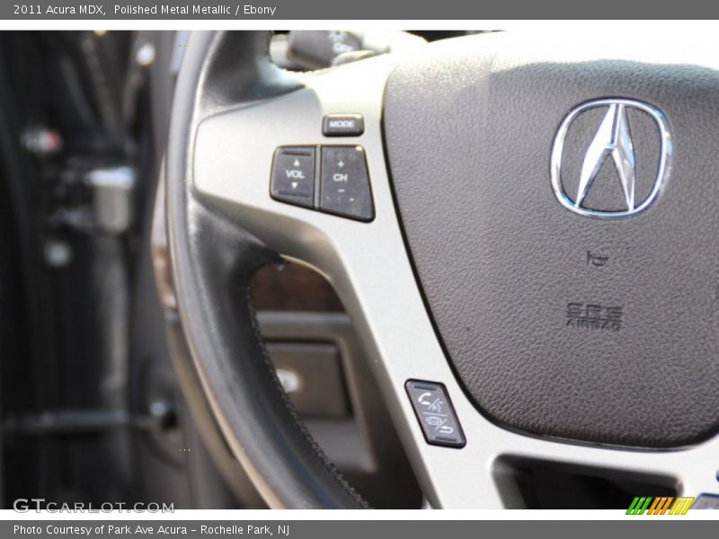 Polished Metal Metallic / Ebony 2011 Acura MDX