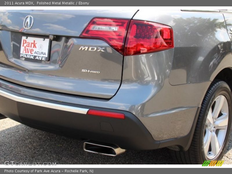 Polished Metal Metallic / Ebony 2011 Acura MDX