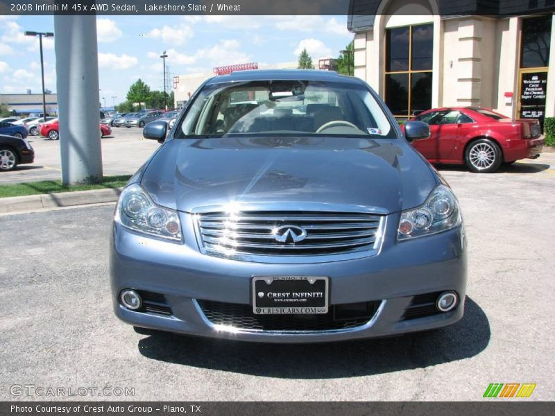 Lakeshore Slate / Wheat 2008 Infiniti M 45x AWD Sedan