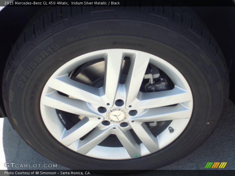 Iridium Silver Metallic / Black 2015 Mercedes-Benz GL 450 4Matic