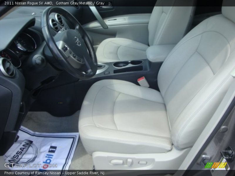 Gotham Gray Metallic / Gray 2011 Nissan Rogue SV AWD