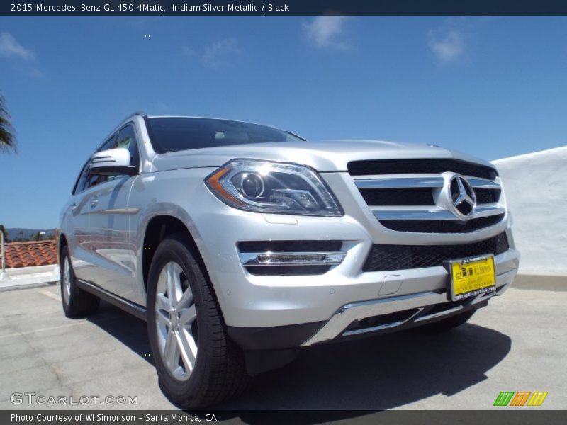 Iridium Silver Metallic / Black 2015 Mercedes-Benz GL 450 4Matic