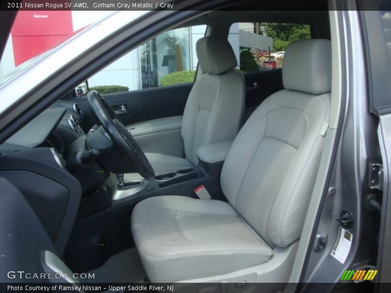Gotham Gray Metallic / Gray 2011 Nissan Rogue SV AWD