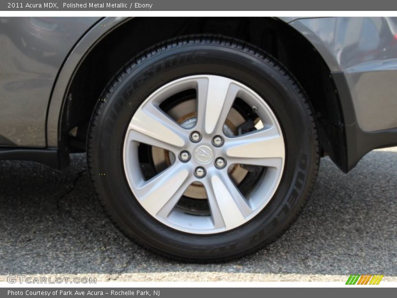 Polished Metal Metallic / Ebony 2011 Acura MDX