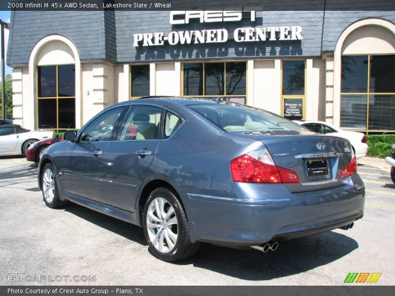 Lakeshore Slate / Wheat 2008 Infiniti M 45x AWD Sedan