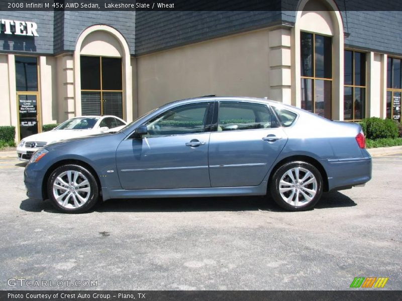 Lakeshore Slate / Wheat 2008 Infiniti M 45x AWD Sedan