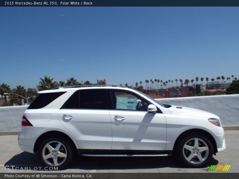 Polar White / Black 2015 Mercedes-Benz ML 350