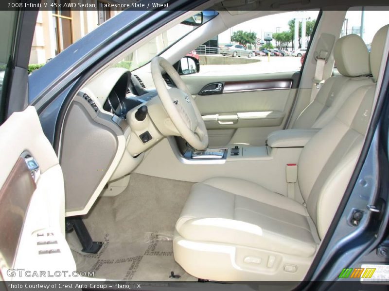 Lakeshore Slate / Wheat 2008 Infiniti M 45x AWD Sedan