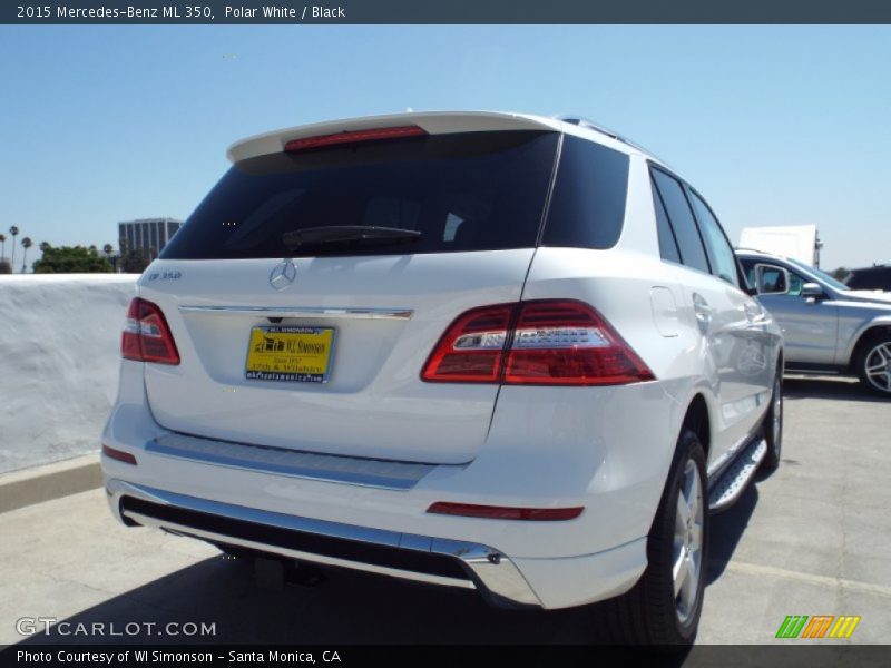 Polar White / Black 2015 Mercedes-Benz ML 350