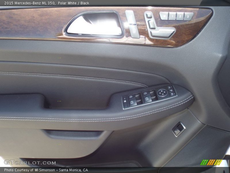 Polar White / Black 2015 Mercedes-Benz ML 350