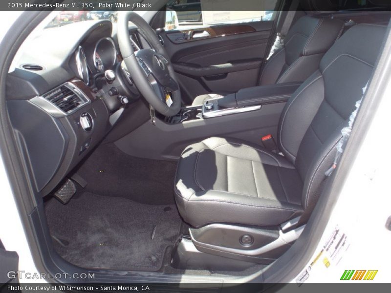 Polar White / Black 2015 Mercedes-Benz ML 350