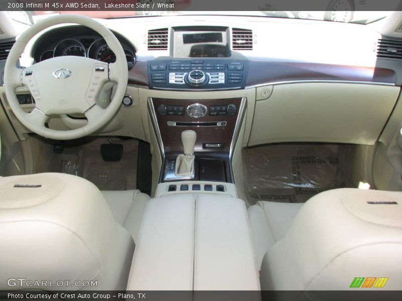 Lakeshore Slate / Wheat 2008 Infiniti M 45x AWD Sedan
