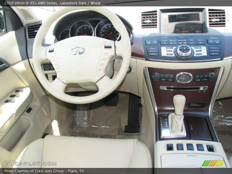 Lakeshore Slate / Wheat 2008 Infiniti M 45x AWD Sedan