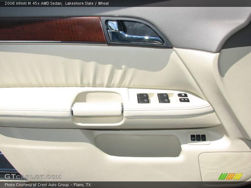 Lakeshore Slate / Wheat 2008 Infiniti M 45x AWD Sedan