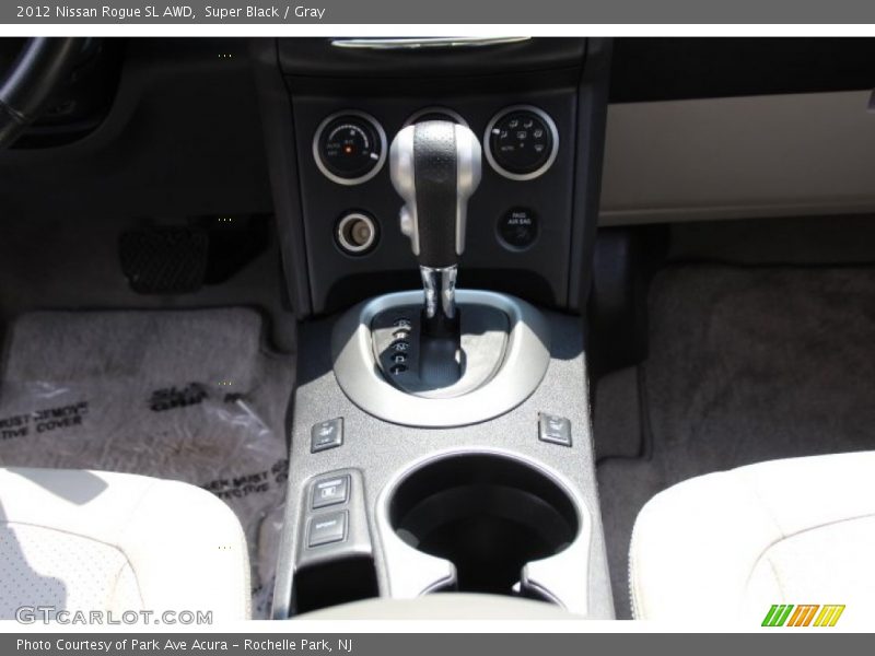 Super Black / Gray 2012 Nissan Rogue SL AWD