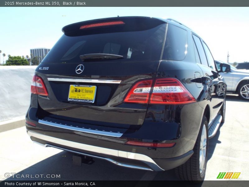 Black / Black 2015 Mercedes-Benz ML 350