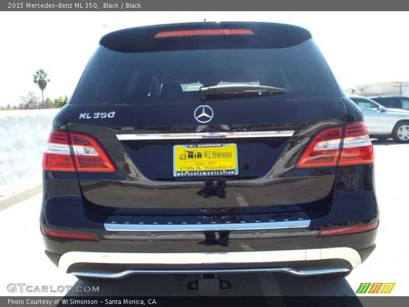 Black / Black 2015 Mercedes-Benz ML 350